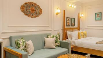 Apartamento, 1 quarto, sacada | Área de estar