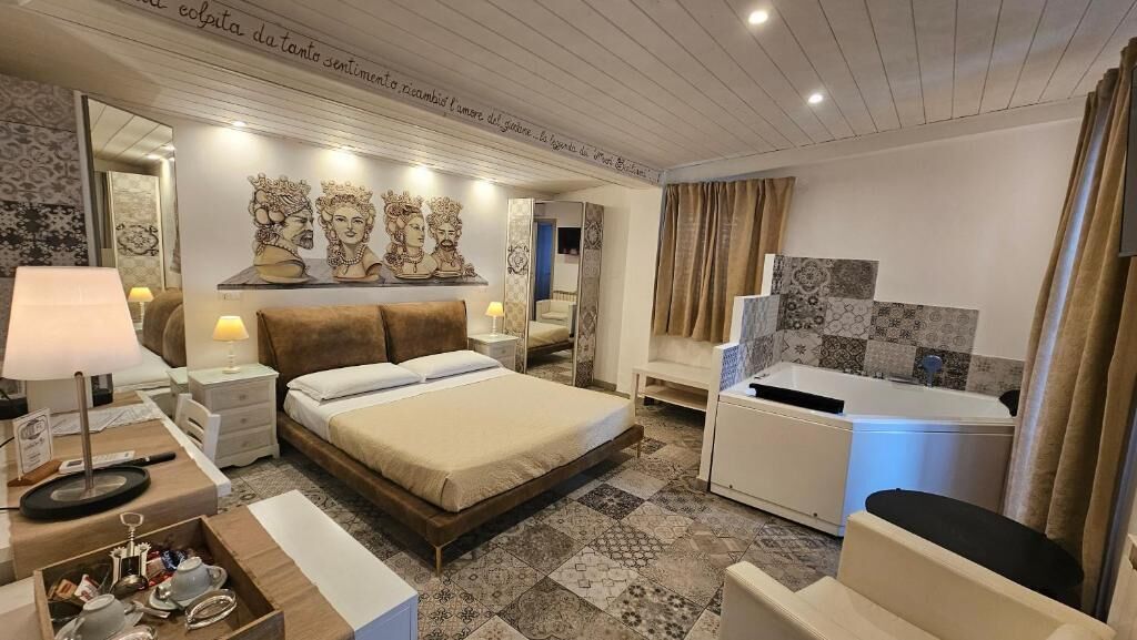 Luxury-Doppelzimmer, 1 Queen-Bett, Bergblick