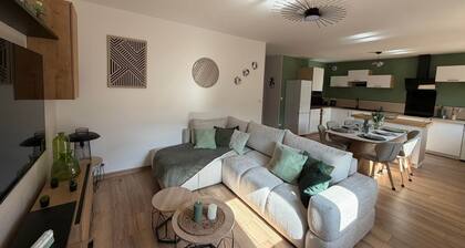 Logement 6 personnes (3ch) entre plage et port