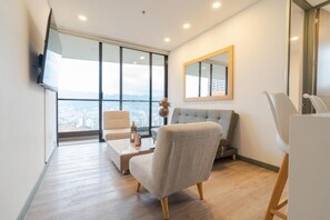 Apartamento, vista para a cidade | Parte interna