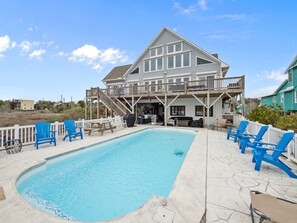 Pool - Egret's Edge - Waterfront with a Pool (Emerald Isle)