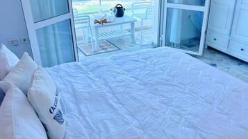 Apartamento, 2 quartos, sacada, vista para o oceano | 2 quartos