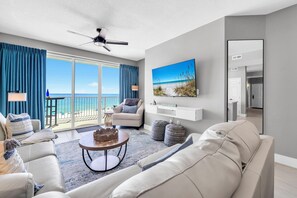 TV - ☀️Gulf Dunes 515 - Still Waters | Gulf Front Views | Beach Service☀️ (Fort Walton Beach)