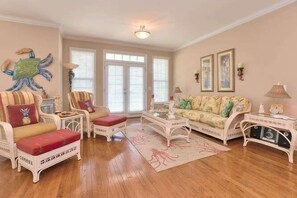 Smart TV, DVD player - Experience Oak Island living in "A Gift From Heaven," a 3BR waterfront retreat for 6. (Oak Island)