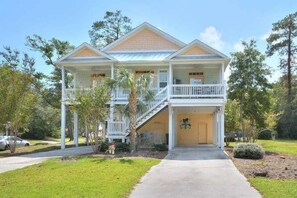 Exterior - Experience Oak Island living in "A Gift From Heaven," a 3BR waterfront retreat for 6. (Oak Island)