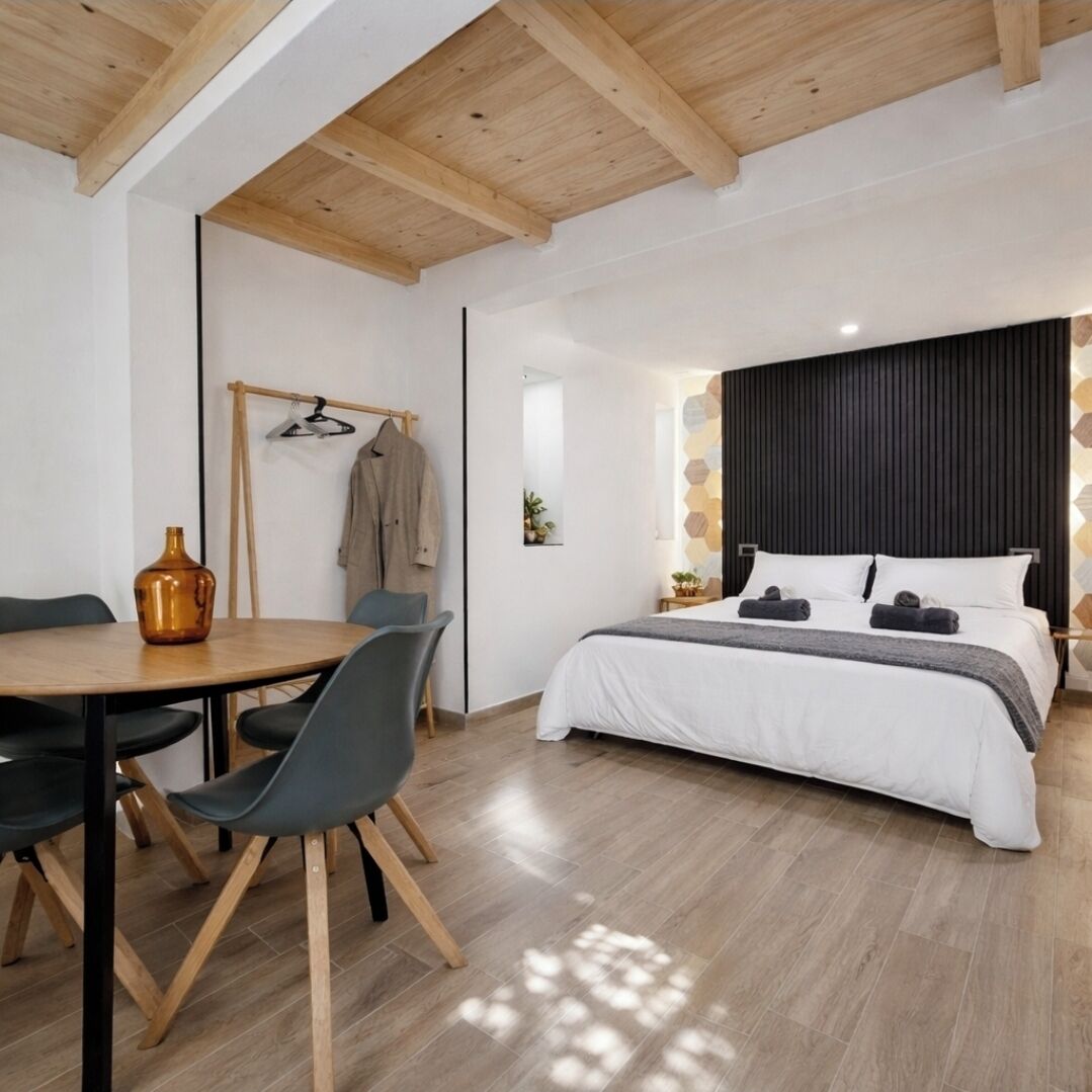 Departamento, vista al jardín