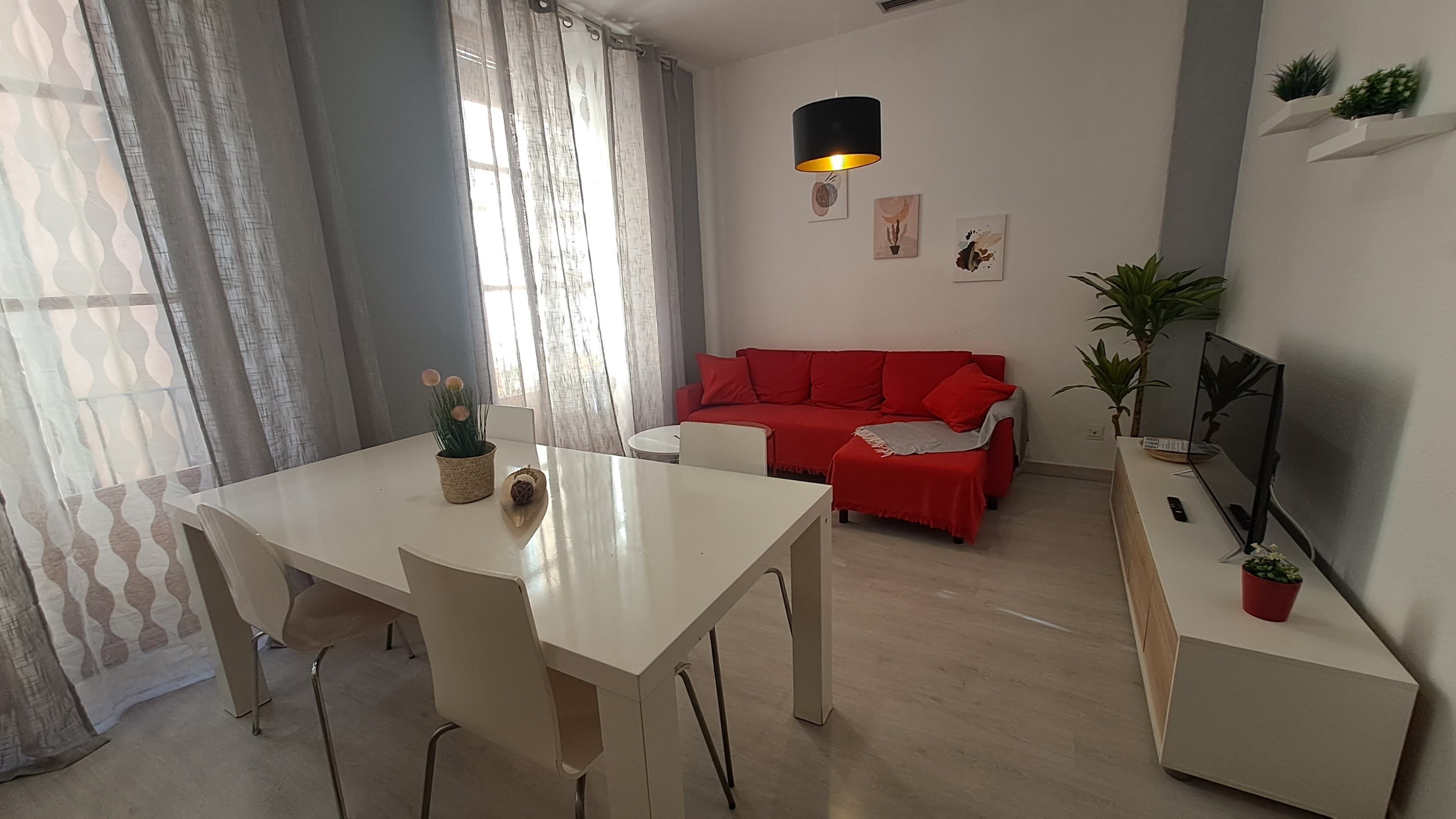 Apartment, 2 Bedrooms, Balcony, City View | Living area