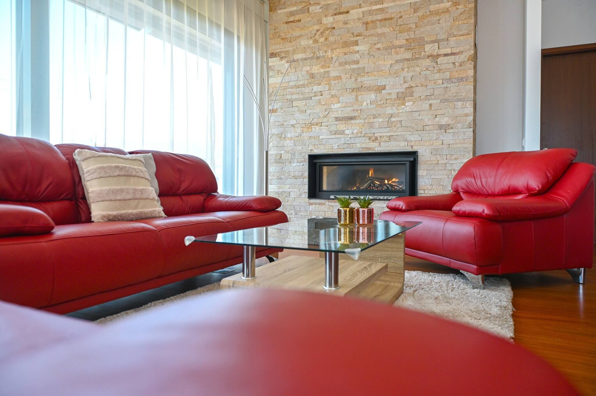 Apartment, 3 Schlafzimmer, barrierefrei, Balkon | Wohnbereich