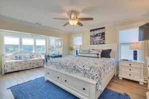 4 bedrooms, desk, iron/ironing board, free WiFi - Sand Dollar:  Experience renovated 4BR/3BA, Pool, Water Views, Caswell Beach, NC. (Caswell Beach)