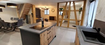Gîte kymsourit : grand gîte **** avec piscine - sauna