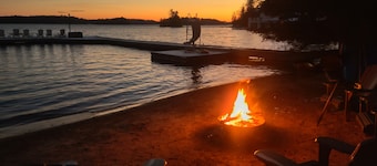 5-Bed Muskoka Waterfront Retreat | Hot Tub, Endless Toys & Family Fun