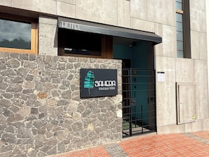 Entrada de la propiedad
