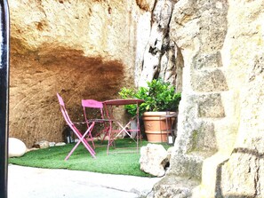 Terrace/patio - Le Rocher des Dentelles - Proche du Mont-Ventoux (Beaumes-de-Venise)