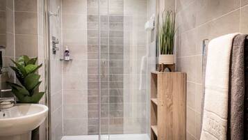 Shower, hair dryer