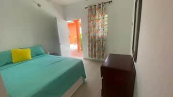 Eenvoudige kamer, terras