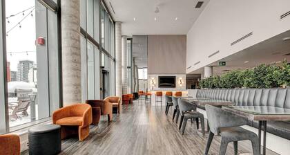 Stylish Downtown Suite with Patio & City Views