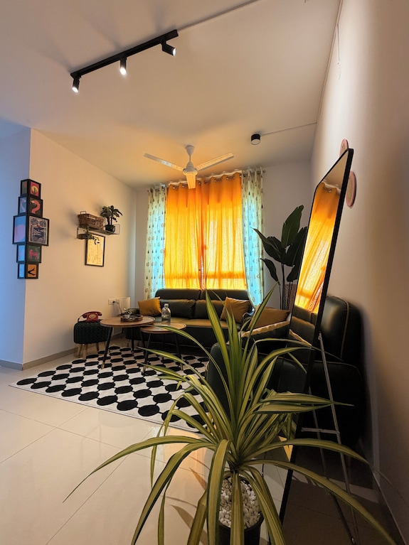 Stylish Boho 2bhk Escape With Open Creek Viewsthane - Thane