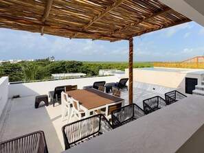 Outdoor dining - Casa Daniela  (Puerto Morelos)