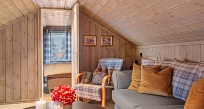 Scenic view with fireplace and EVcharger