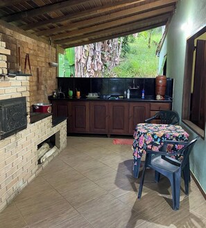 Outdoor dining - House in Paraty (Paraty)