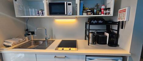 Microwave, stovetop