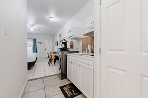 Iron/ironing board, WiFi, bed sheets - Wasserlodge #104 | Sleeps 4 | Comal Riverfront (New Braunfels)