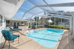 A heated pool - Island Retreat, Home with Pool & Beach Access (St. Augustine)
