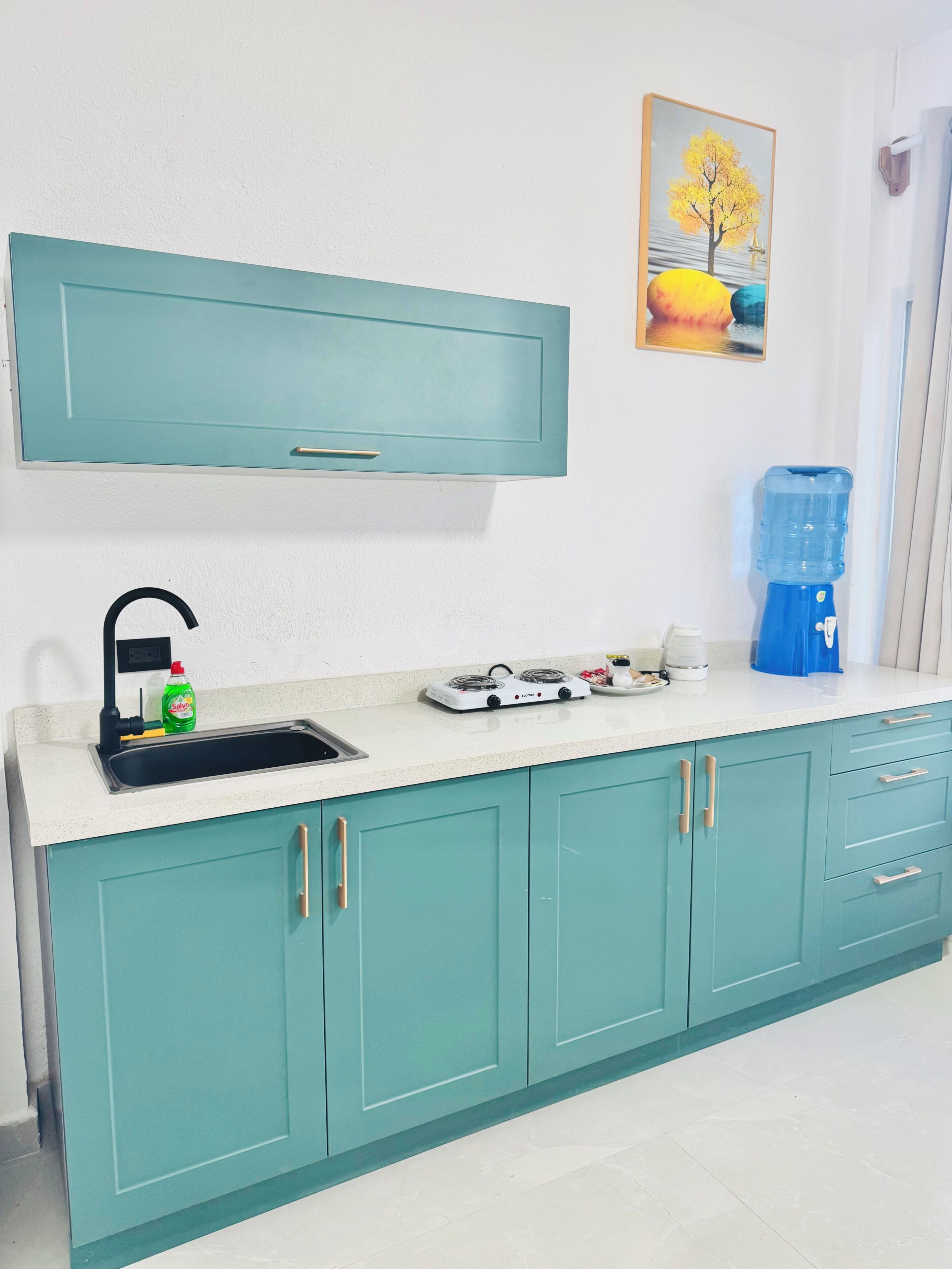 Quadrupla familiare, vista lago | Cucina privata