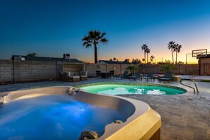 Terrace/patio - Heated Pool, Basketball, Golf & Games! (Phoenix)