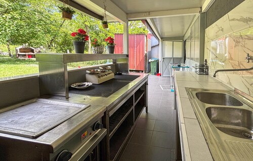 Schönes Haus in Podhum mit Panoramablick