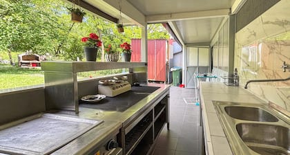 Schönes Haus in Podhum mit Panoramablick