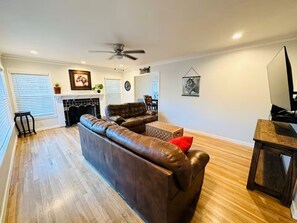 Living area - Two Story, Two Balcony Home With Large Backyard (Richland Hills)