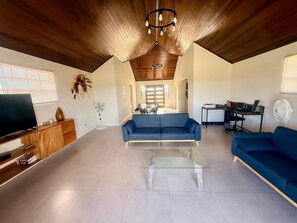 Living area - Barbados Bliss at Platinum Palace | Poolside 3-Bed | Oistins (Oistins)