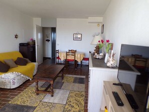 TV - Apartment near the beach with pool and parking (La Grande-Motte)