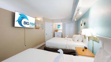 Iron/ironing board, WiFi, bed sheets