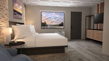 Economy dubbelrum - 1 kingsize-säng - sjöutsikt