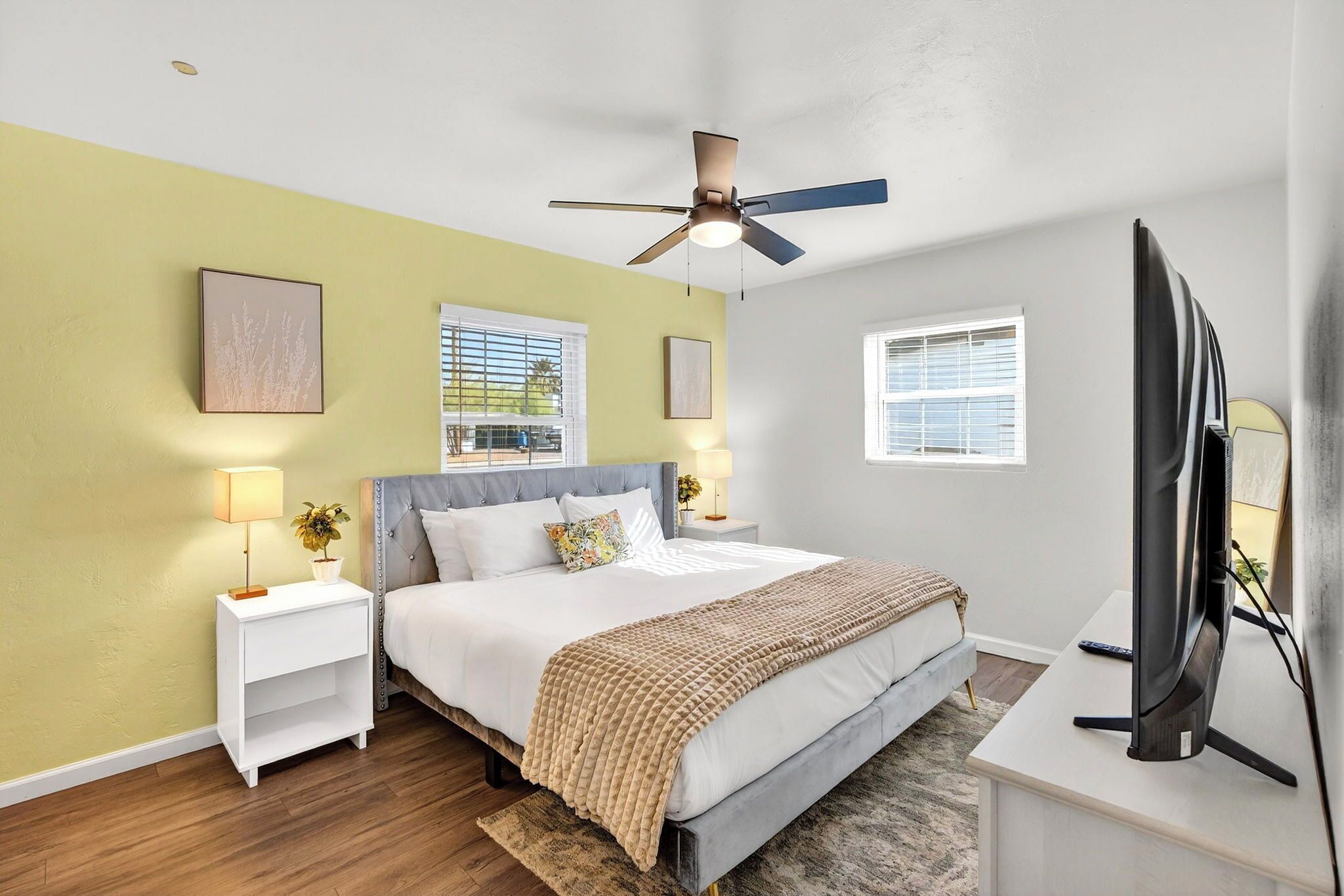 4 bedrooms, iron/ironing board, travel cot, free WiFi