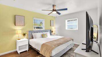 4 bedrooms, iron/ironing board, travel cot, free WiFi