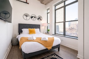 Superior-Apartment, 2 Schlafzimmer, Stadtblick