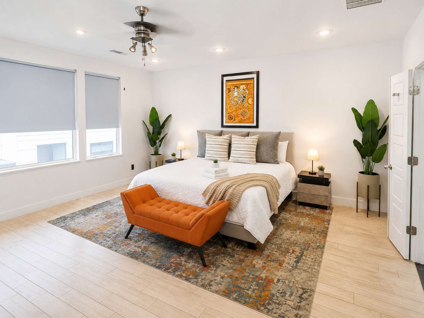 3 habitaciones, escritorio, tabla de planchar con plancha y wifi 