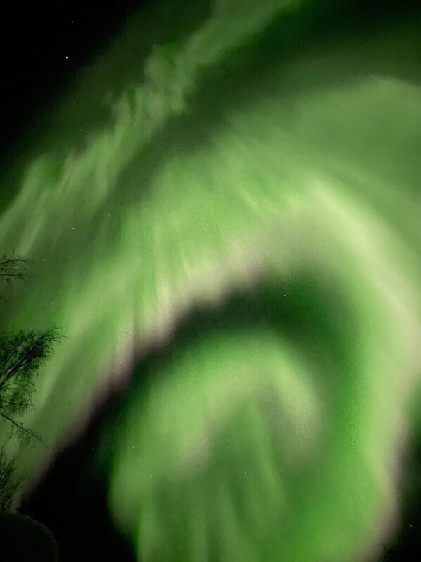 A view of the aurora borealis.