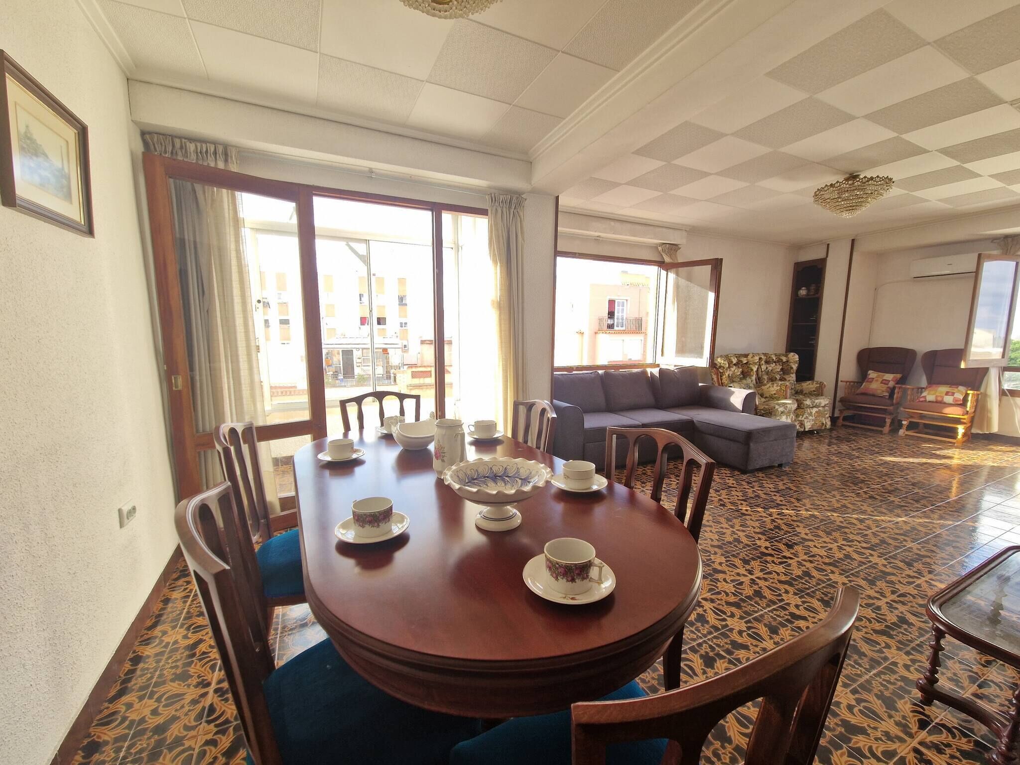 Apartamento, 3 habitaciones, accesible para personas con discapacidad, fumadores | Comedor