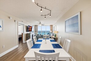 Dining - Bahama Sands 1203 | Breathtaking Oceanfront Condo with Pools & Hot Tub (North Myrtle Beach)