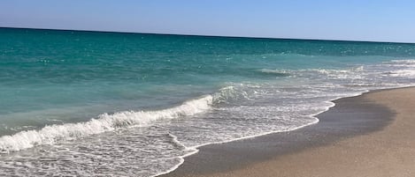 Beach nearby, beach towels