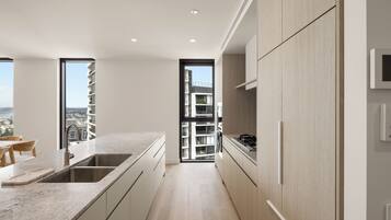 Lägenhet - balkong - utsikt mot stranden | Eget kök