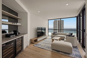 Apartment, Balcony, Beach View | Living area - Yves Residences - 2204 (Mermaid Beach)