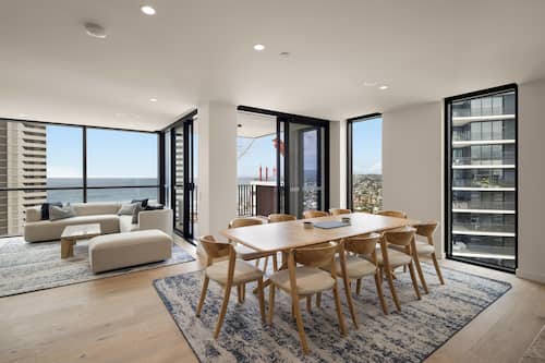 Appartement, balcon, vue sur la plage | Restauration