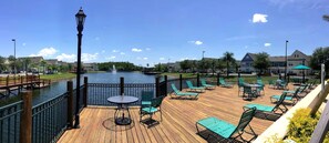 Terrace/patio - Resort stay~Heated Pool~Gym~Near Disney~Tennis (Kissimmee)