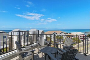 Terrace/patio - ☀️Villas Laguna #2 | Exceptional Views | New | Pool | Walk to Beach (Panama City Beach)