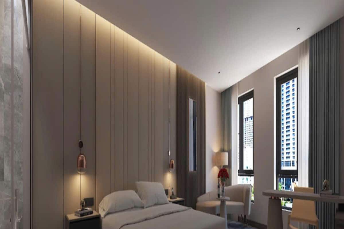 Executive-Doppelzimmer, Flussblick | Zimmersafe, Verdunkelungsvorhänge, kostenloses WLAN